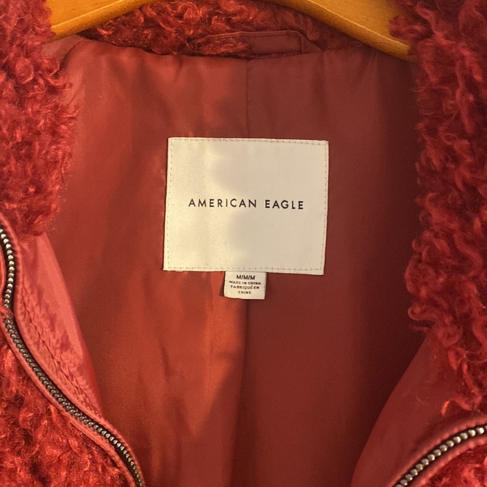 Red Sherpa jacket - Picture 2 of 3